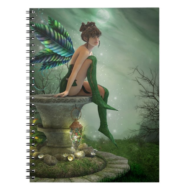 Moonlight Fairy Spiral Notebook (Front)