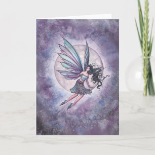Moonlight Flight Fairy Fantasy Art Card
