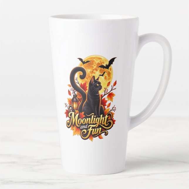 Moonlight & Fun Latte Mug (Right)