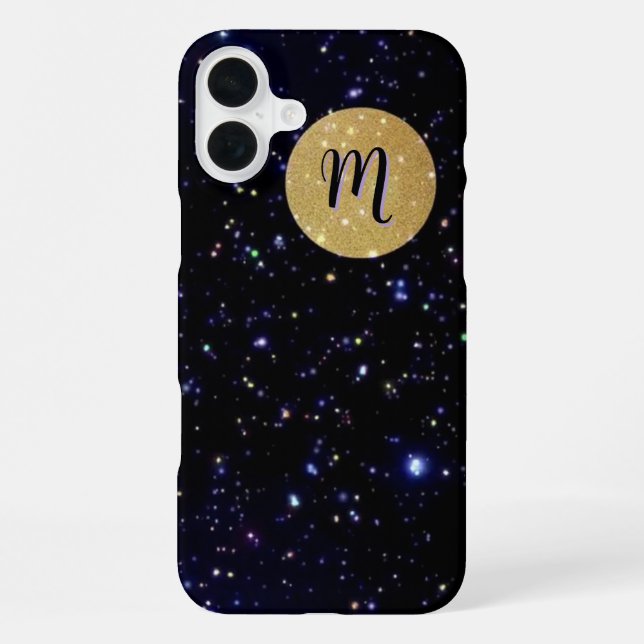 Moonlight Galaxy Monogrammed Case- Mate iPhone Cas Case (Back)