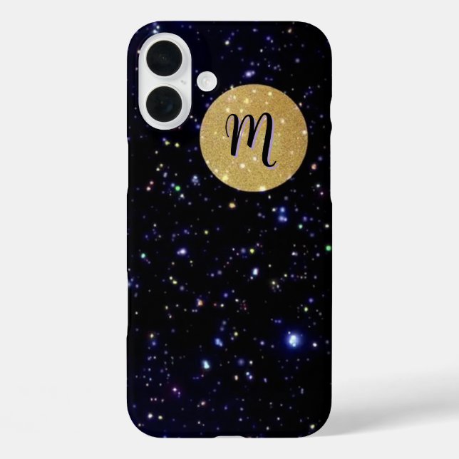 Moonlight Galaxy Monogrammed Case- Mate iPhone Cas Case-Mate iPhone Case (Back)