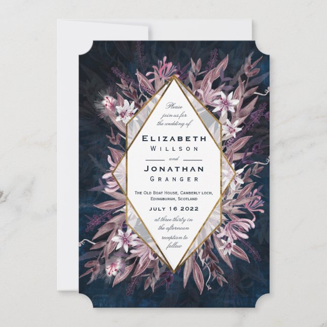 Moonlight Garden Invitation (Front)