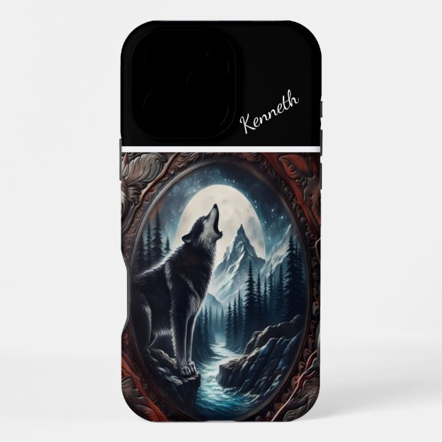 Moonlight Howl iPhone Case (Back)