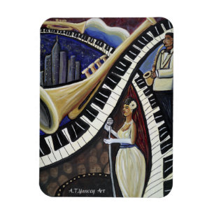 Moonlight Jazz Premium Flexi Magnet