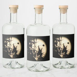Moonlight Liquor Bottle Label