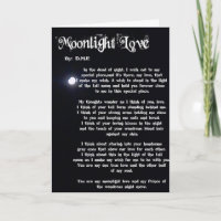 Moonlight Love Greeting Card
