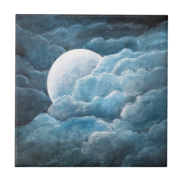 moonlight ,magical moon, moon tile (Front)
