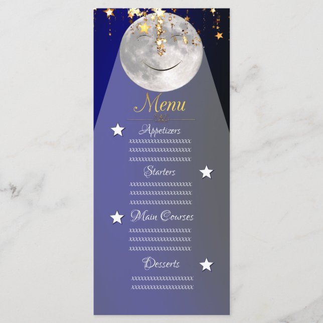 Moonlight Menu (Front)
