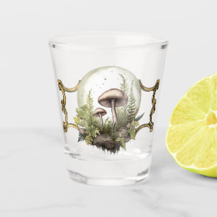 Moonlight Mushroom Garden  Shot Glass