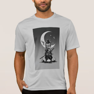 Moonlight Ninja Warrior T-Shirt – Japanese Samurai