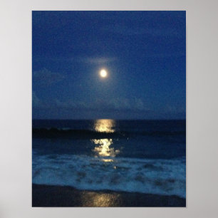 MOONLIGHT on the BEACH Poster