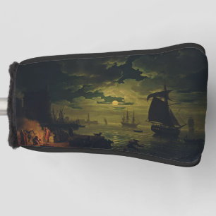Moonlight Over Palermo High-Fidelity Fine Art Golf Head Cover