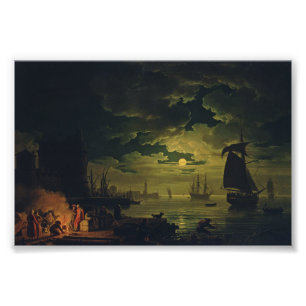 Moonlight Over Palermo High-Fidelity Fine Art Photo Print