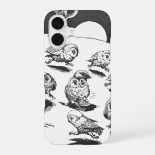 Moonlight Owls, Louis Wain iPhone 16 Case