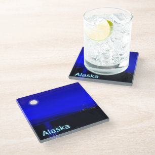 Moonlight Passage Glass Coaster