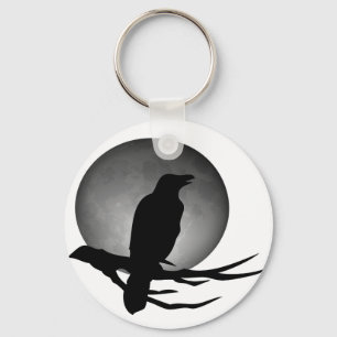 moonlight raven key ring