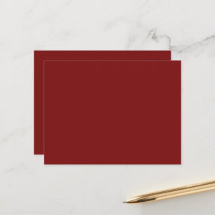 Moonlight Red Announcement Postcard
