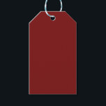 Moonlight Red Gift Tags<br><div class="desc">A rich and moody colour of moonlight red. This deep dramatic red is perfect for romantic nights, gothic weddings, vintage-style celebrations, and bold statement spaces. Each item screams kissed by shadow. "Moonlight red" can describe a deep, mystical colour palette with muted reds and earthy tones, or it can refer to...</div>