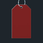 Moonlight Red Gift Tags<br><div class="desc">A rich and moody colour of moonlight red. This deep dramatic red is perfect for romantic nights, gothic weddings, vintage-style celebrations, and bold statement spaces. Each item screams kissed by shadow. "Moonlight red" can describe a deep, mystical colour palette with muted reds and earthy tones, or it can refer to...</div>
