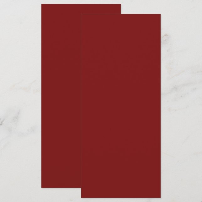 Moonlight Red Invitation (Front/Back)