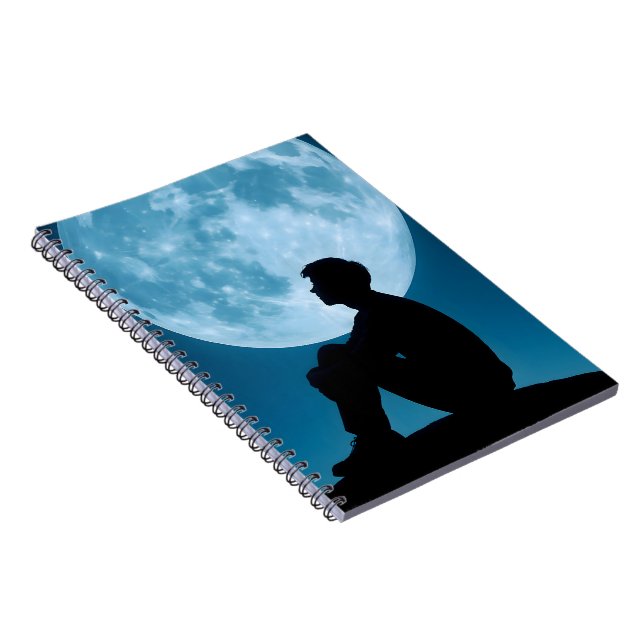 Moonlight Reflections Notebook (Right Side)