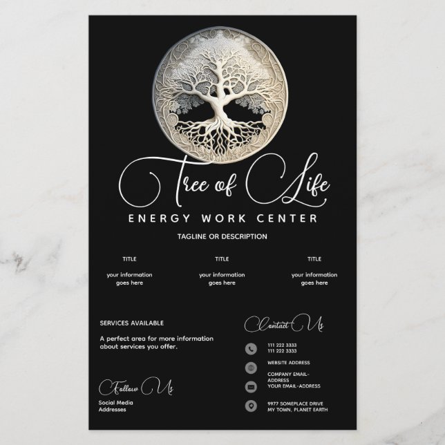 Moonlight Remembered | Tree of Life Flyer (Front)