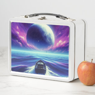 Moonlight Ride Metal Lunch Box