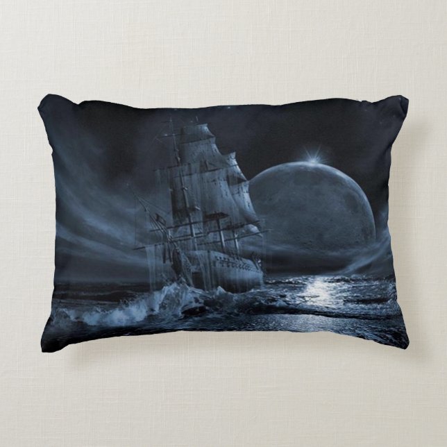 Moonlight Rider Decorative Cushion (Front)