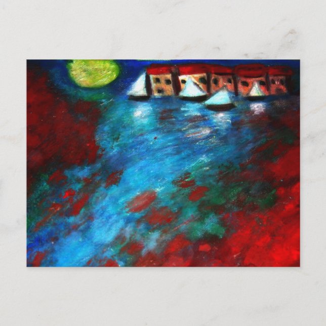 MOONLIGHT SAIL POSTCARD (Front)