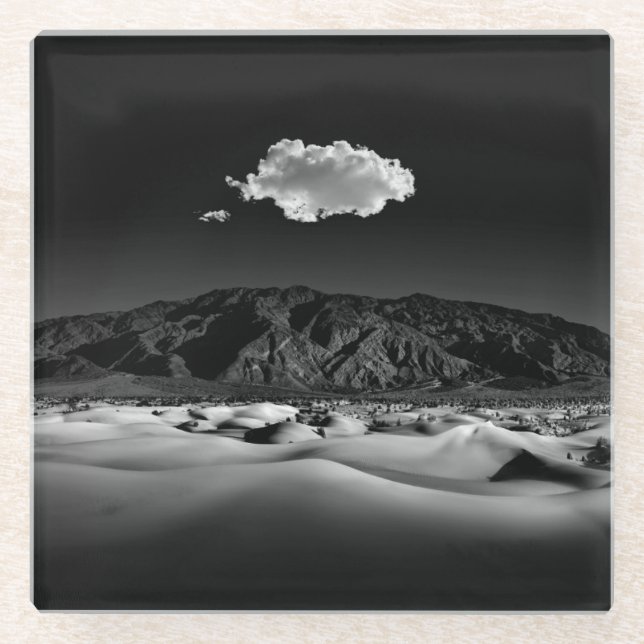 Moonlight Serenade Glass Coaster (Front)