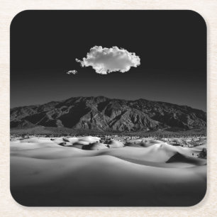 Moonlight Serenade Square Paper Coaster