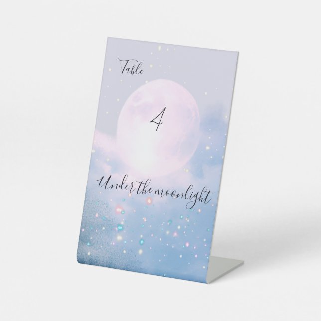 Moonlight Shimmer Pedestal Sign (Front)