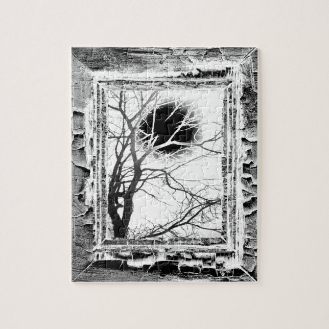 Moonlight Silhouette  Jigsaw Puzzle (Vertical)