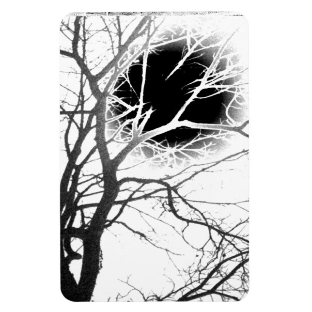 Moonlight Silhouette Magnet (Vertical)