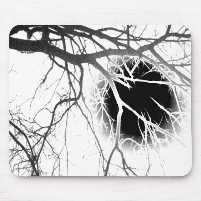 Moonlight Silhouette Mouse Pad (Front)