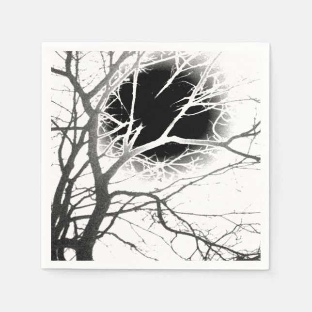 Moonlight Silhouette Napkin (Front)