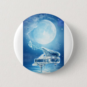 Moonlight Sonata 6 Cm Round Badge