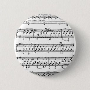 Moonlight-Sonata-Ludwig-Beethoven 6 Cm Round Badge