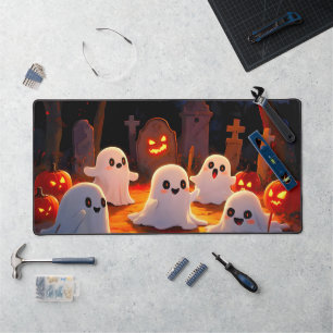 Moonlight Spooky Ghost Tales Desk Mat
