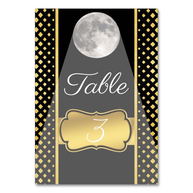 Moonlight Table Number (Front)