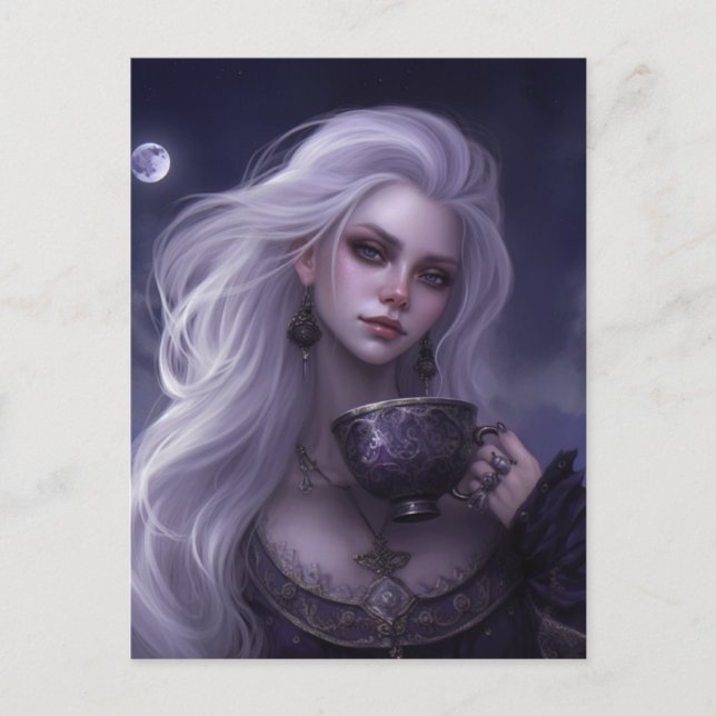 Moonlight Tea Postcard (Front)