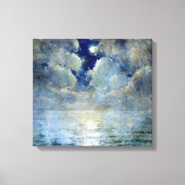 Moonlight Through the Clouds Canvas Print (Front)