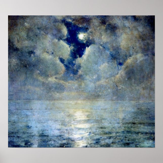 Moonlight Through the Clouds Poster (Front)