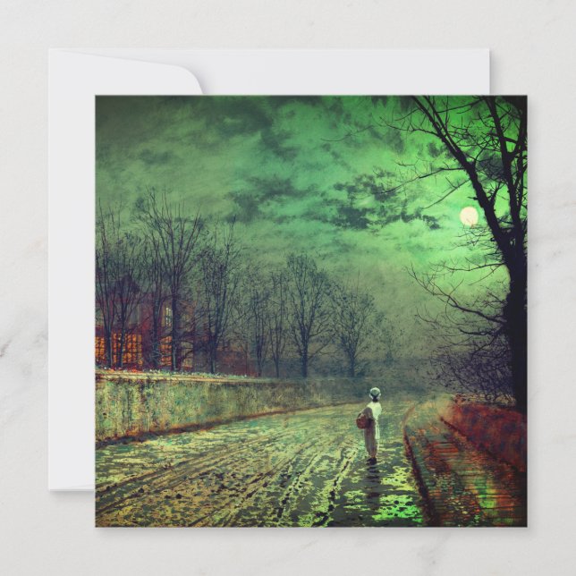 Moonlight Walk  Invitation (Front)