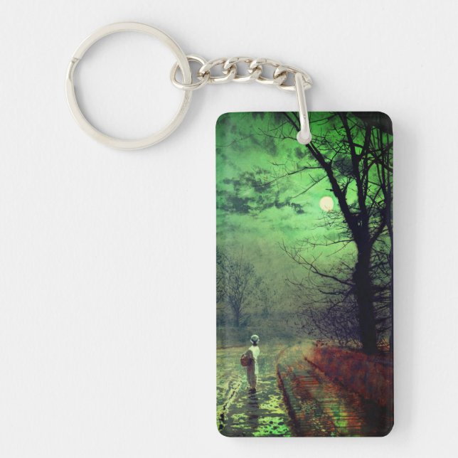 Moonlight Walk  Key Ring (Front)