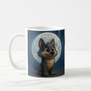 Moonlight Wolf Mug