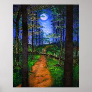 Moonlit Abandon - What mystery lies upon the path? Poster