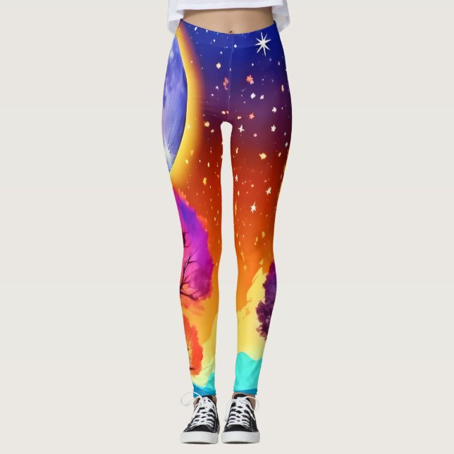 Moonlit Autumn Dream Leggings (Front)
