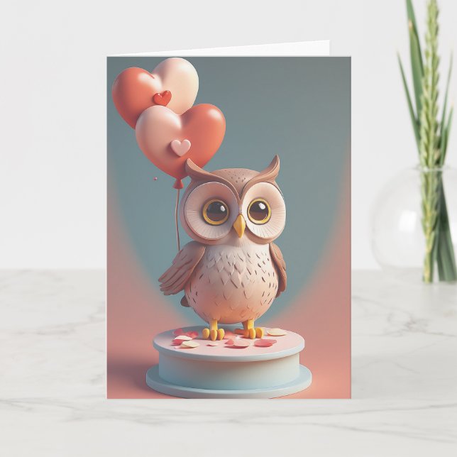Moonlit Birthday Wishes Card (Front)