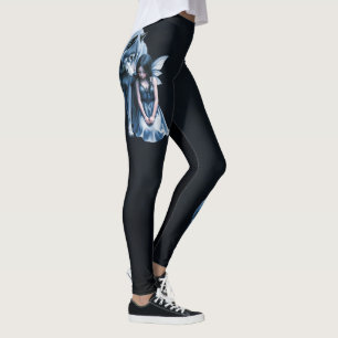 Moonlit Bond – The Wolf and the Gothic Fairy. Leggings